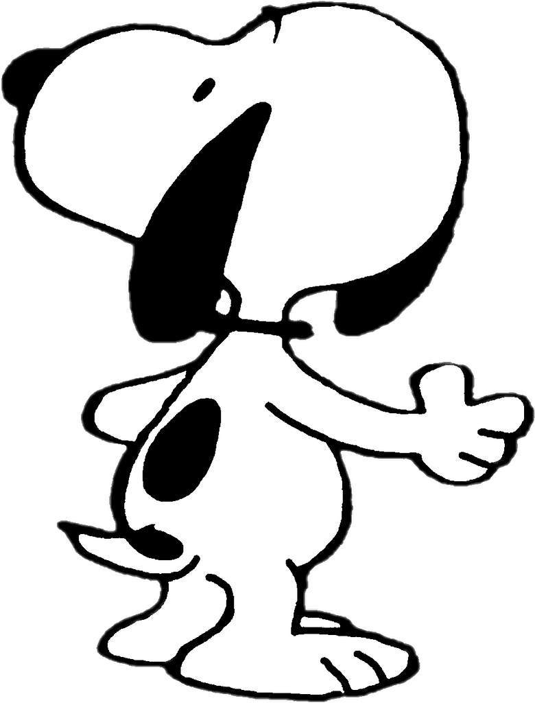 Snoopy de Costas - Vector by BradSnoopy97 on DeviantArt