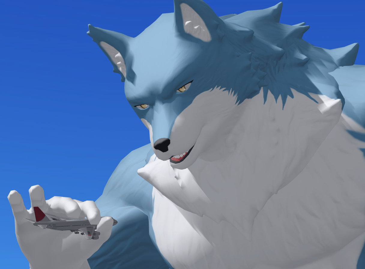 Blue Roblox wolf gif by tgray9937 on DeviantArt