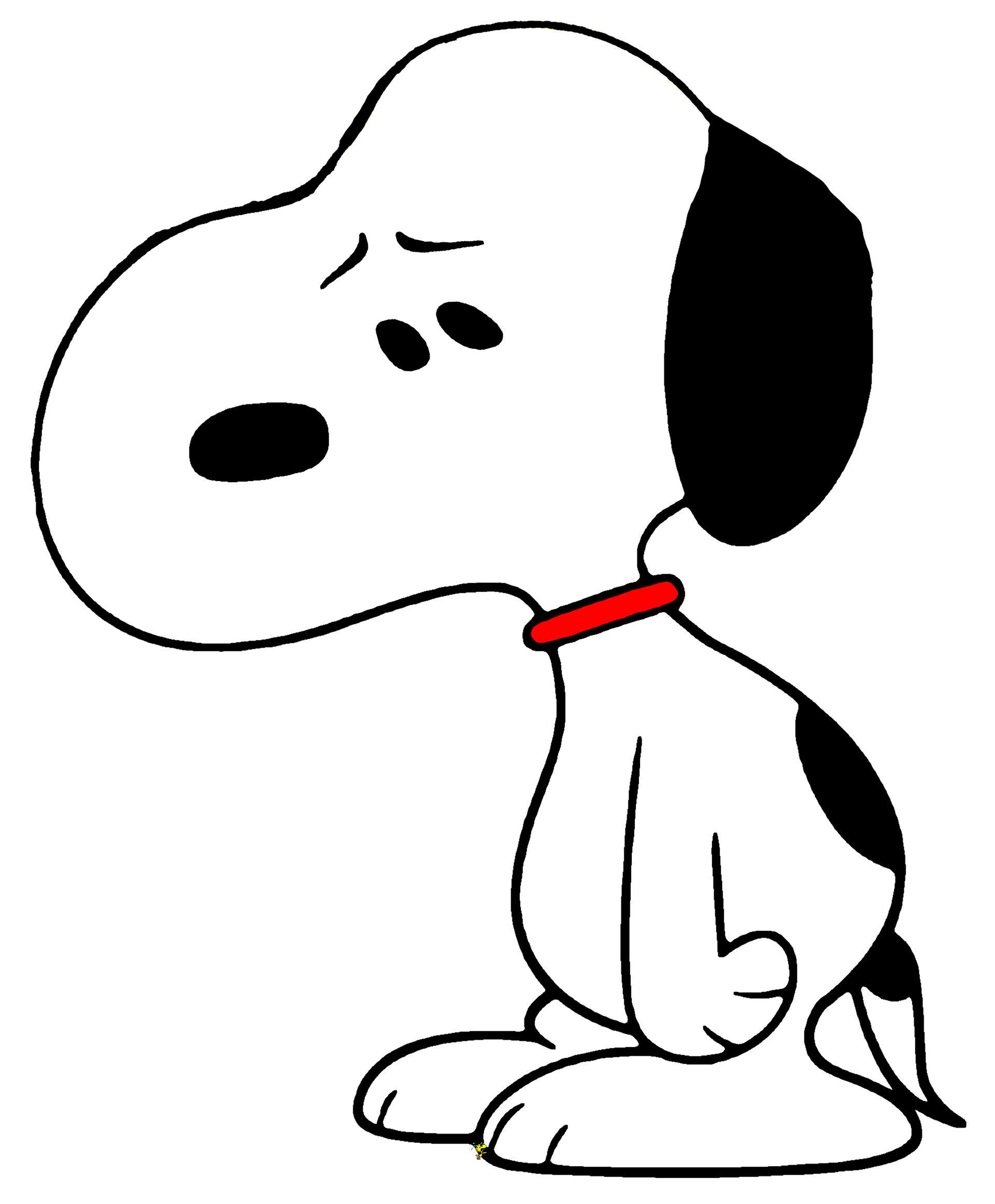 Woodstock Crying at the Feet of the Giant Snoopy by BradSnoopy97 on ...