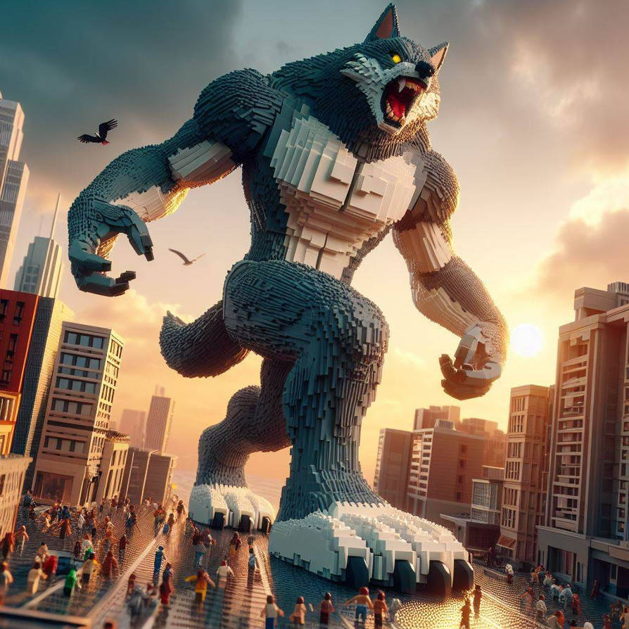 Macro Wolf Lego by BradSnoopy97 on DeviantArt