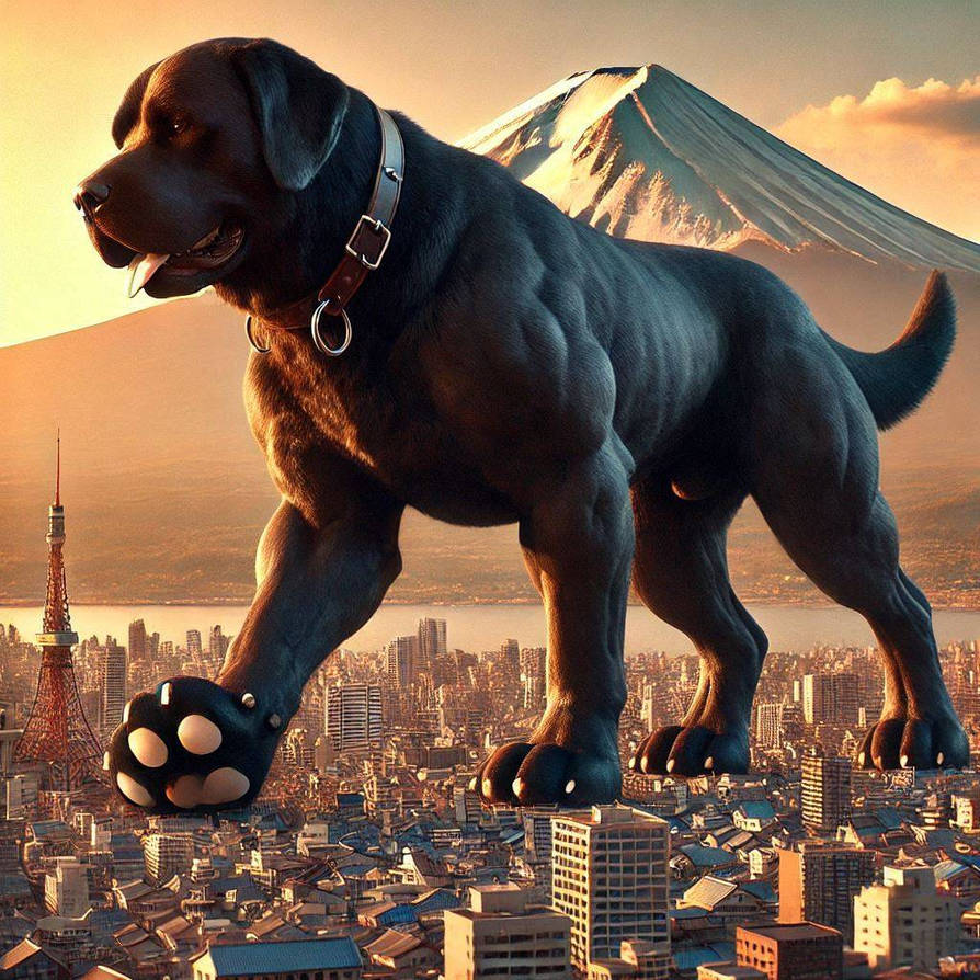 Giant Lab GIGANTIC BLACK LABRADOR by BradSnoopy97 on DeviantArt