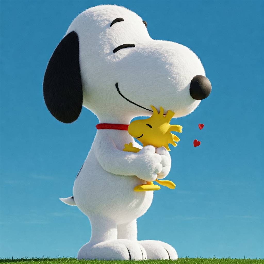 Snoopy Hugging His Little Friend Woodstock By BradSnoopy97 On DeviantArt snoopy-hugging-his-little-friend-woodstock-by-bradsnoopy97-on-deviantart