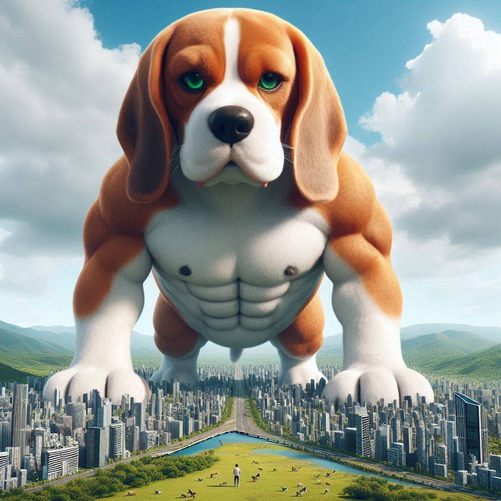Beagle Body Build MUSCLE GIANT BEAGLE by BradSnoopy97 on DeviantArt