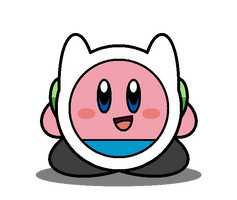 Kirby Adventure Time: Finn the Human