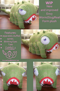 WIP Envy Worm Plushie