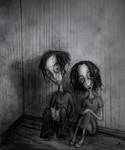 -Boy and Girl Read a Book- by jonathanstarrett
