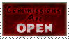 dA Stamp - Commissions Open