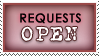 dA Stamp - Requests Open