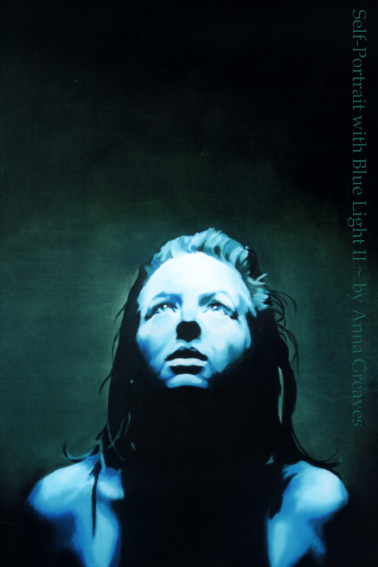 Selfportrait with BlueLight II by AnnaGilhespy