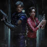 Leon S. Kennedy and Claire Redfield [RESI2 Remake]