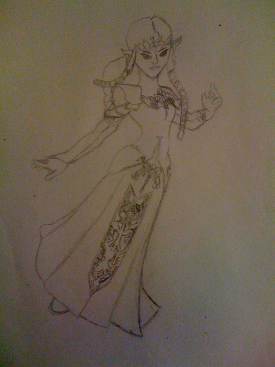 twilight princess zelda drawin