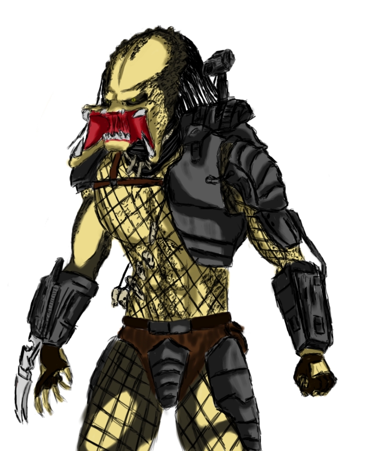 Jungle Hunter Predator Drawing