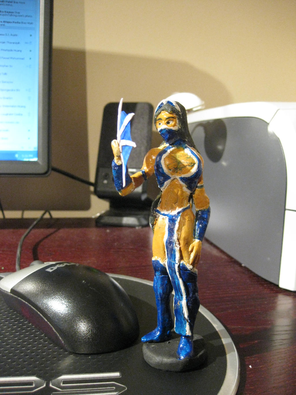 Clay Kitana Statue