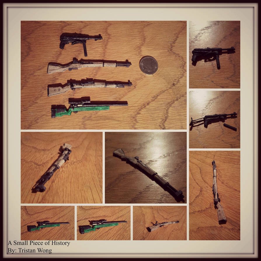 Miniature Paper Rifles(And Machine Pistol) by tdub123 on DeviantArt