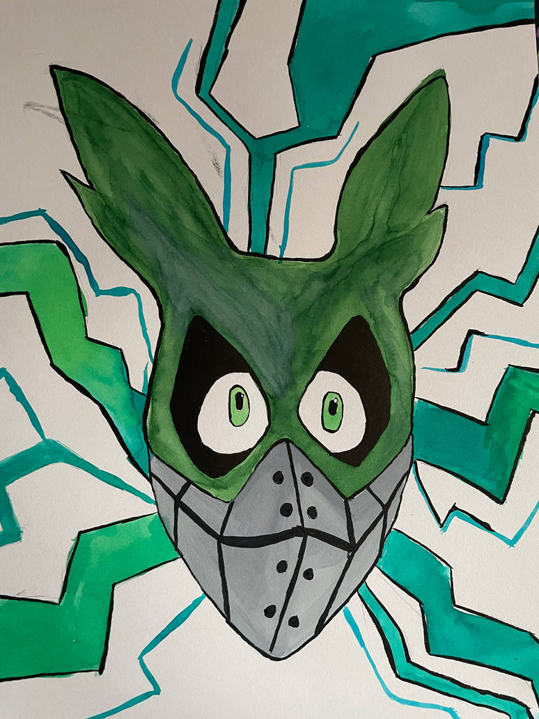 Deku in mask - My hero academia by MsMorbidArts on DeviantArt