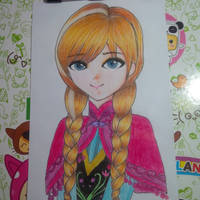 Anna from Disney Frozen (Semi-Realism style [?])