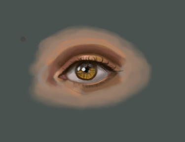 Eye digital painting