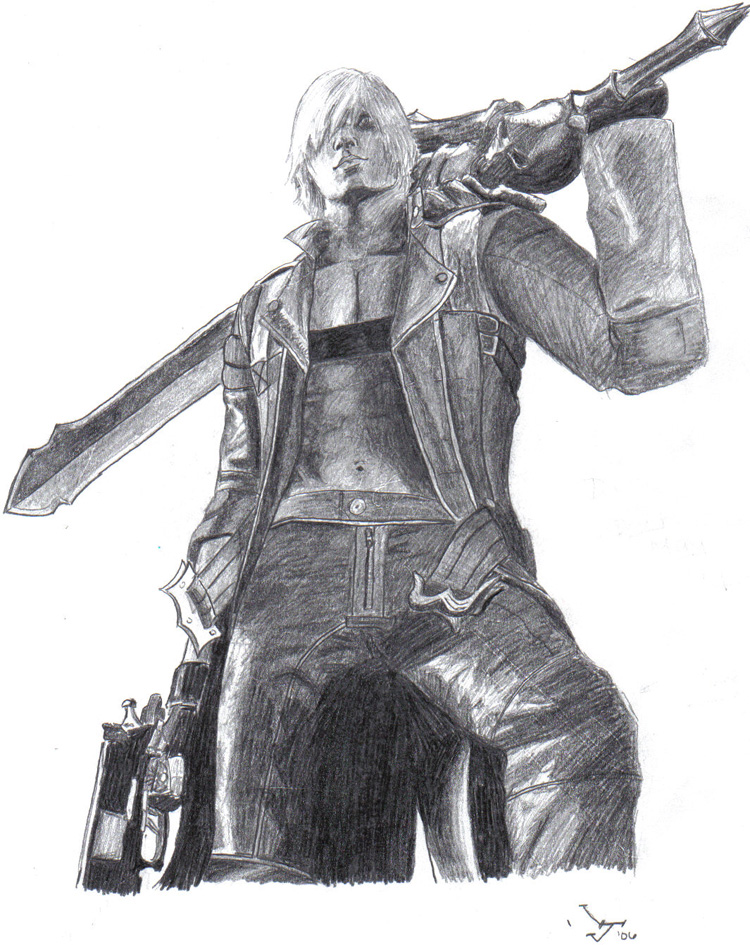 Dante - Devil May Cry 3 by evilpillowsofdoom on DeviantArt