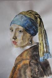 Girl with a pearl earring (Vermeer)