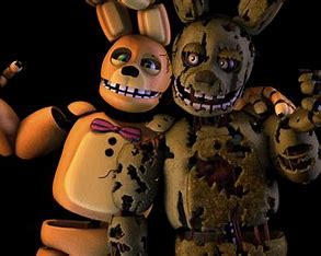 Mutated Spring Bonnie Spring bonnie and springtrap by michealafton127 on DeviantArt