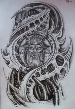 finished viking biomech