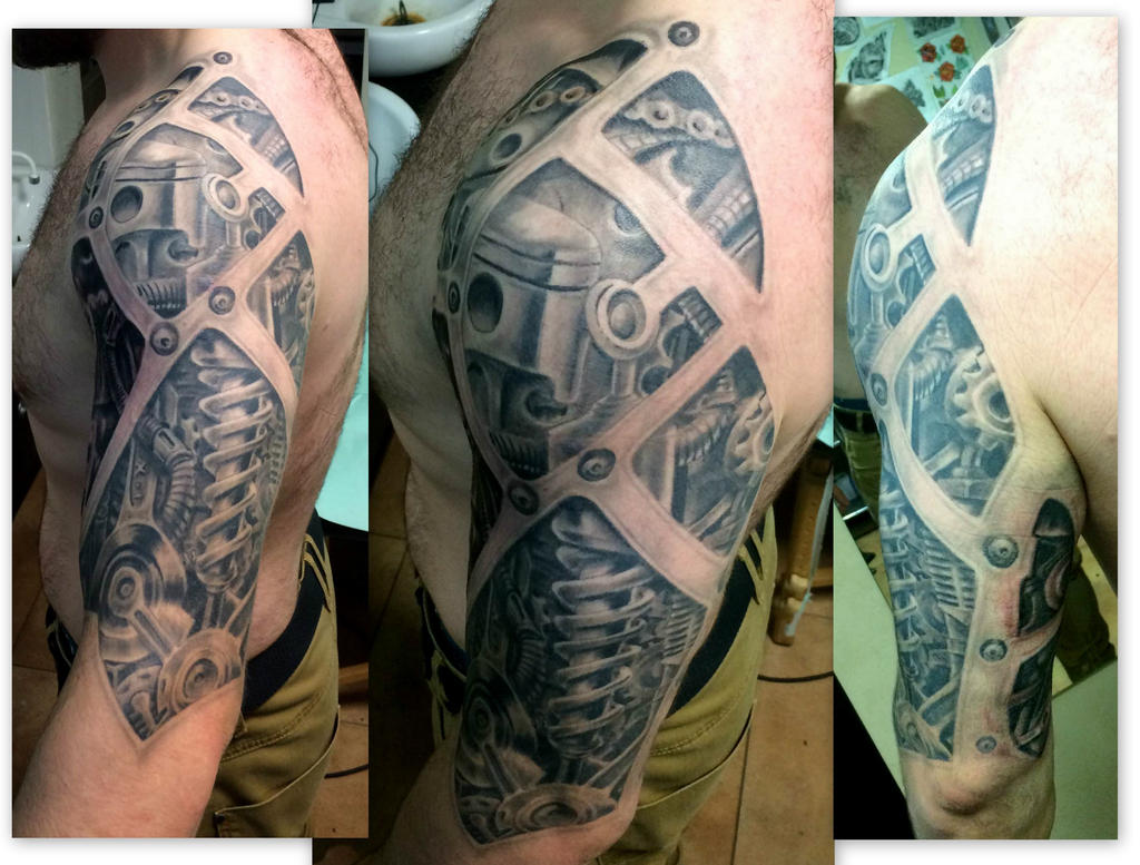 Biomech biomech tatt by karlinoboy on DeviantArt