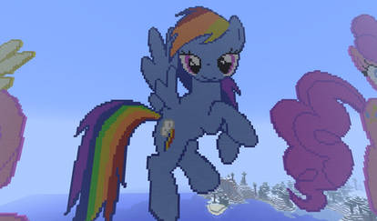 Mlp Minecraft  Rainbow Dash