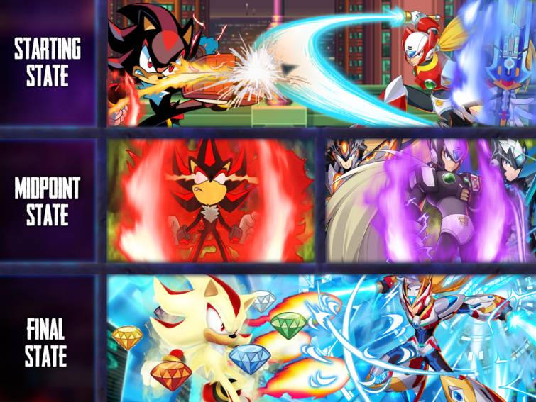 Fight Escalation Archie Shadow vs X Dive Zero by hiperblade1999 on ...