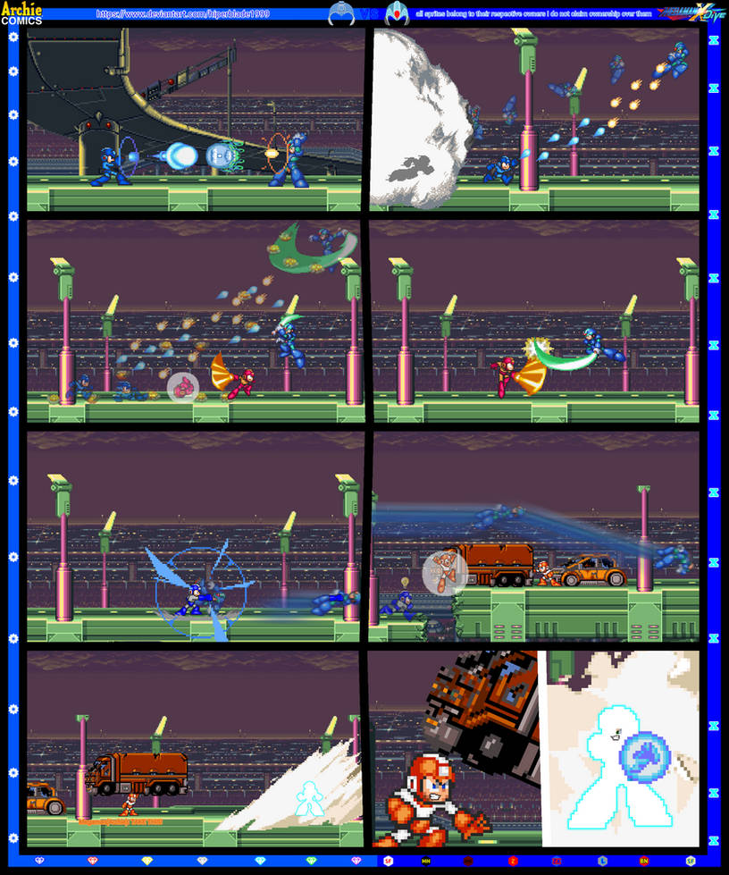 Multiverse Busters (Archie Megaman vs XDIVE X)pg2 by hiperblade1999 on ...