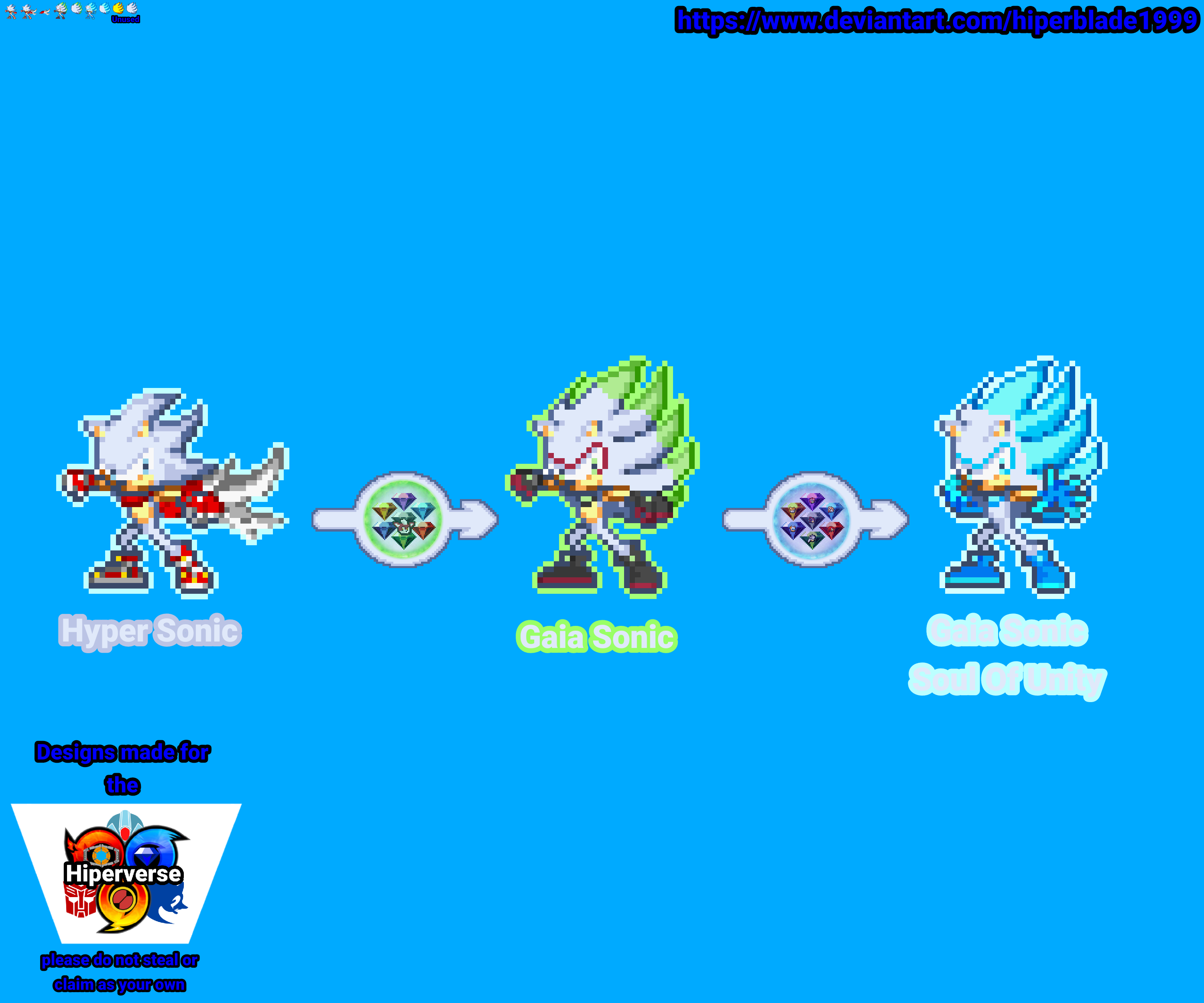 Hiperverse Sonic Hyper Form Evolutions by hiperblade1999 on DeviantArt