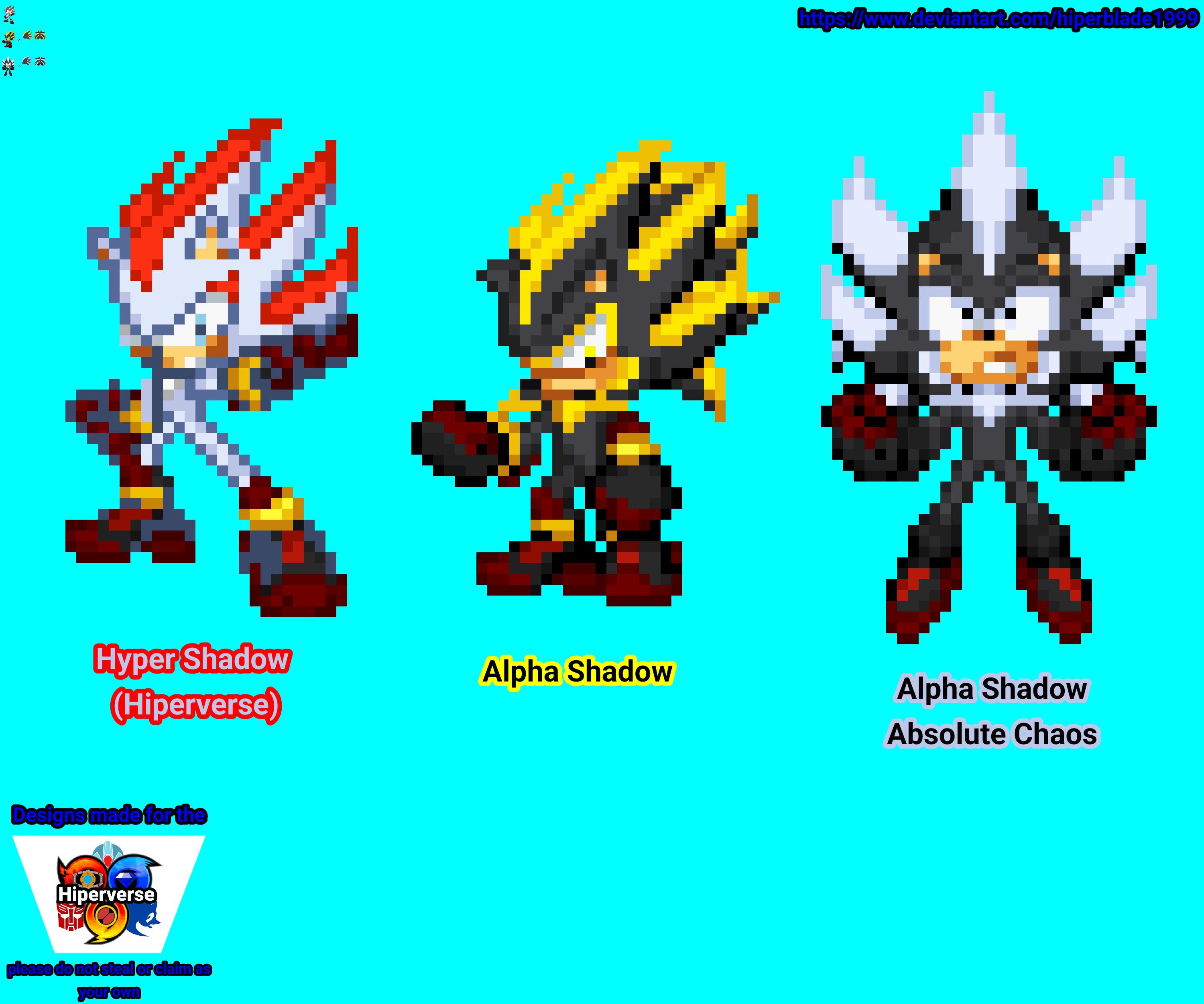 Hiperverse Shadow Hyper Form evolutions by hiperblade1999 on DeviantArt