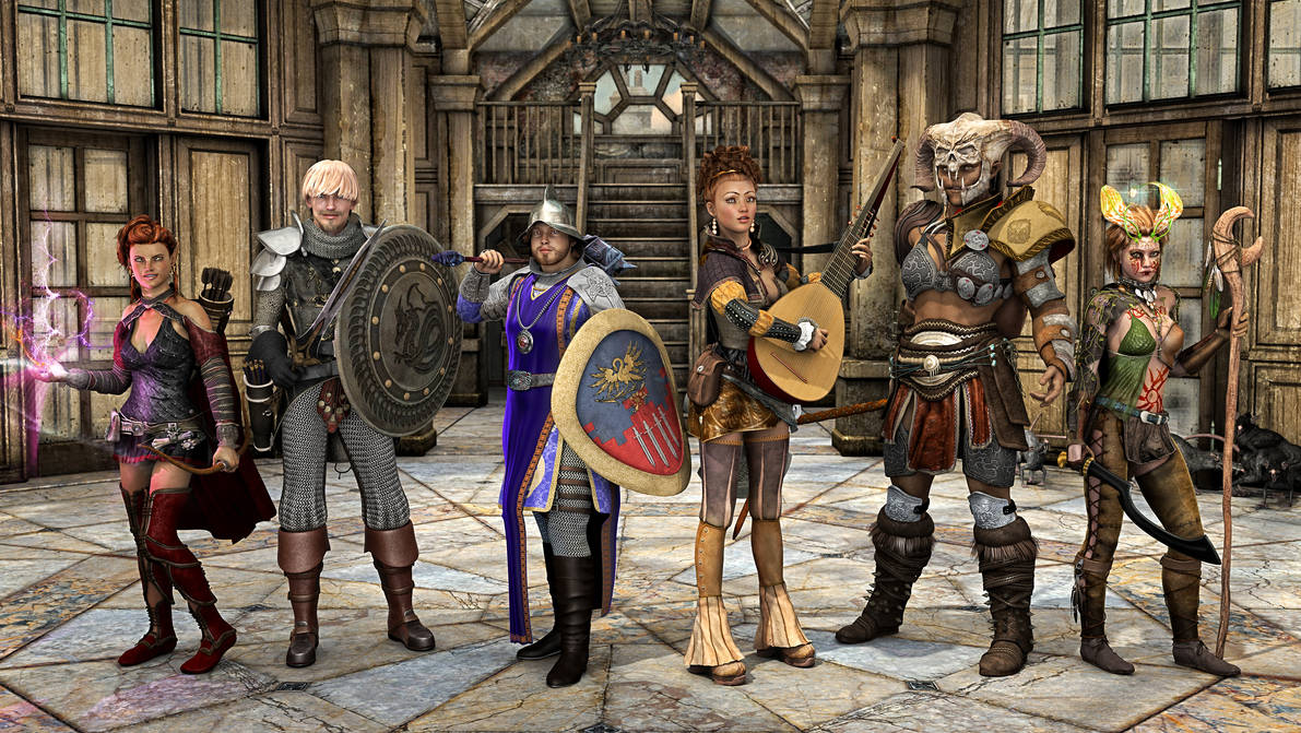 The Adventurers - Level 4 by GrandSACHI on DeviantArt