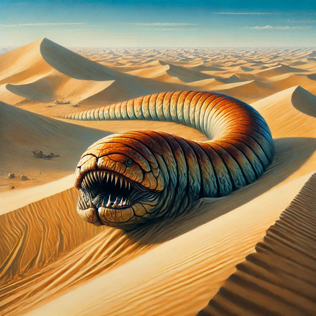 Large Sandworm Giant Sand Worm by mohsu21 on DeviantArt