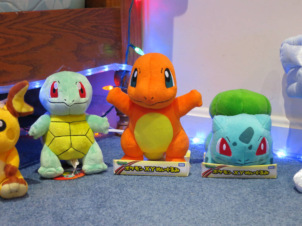First Gen Pokemon Starter Plushies! by gold94chica on DeviantArt