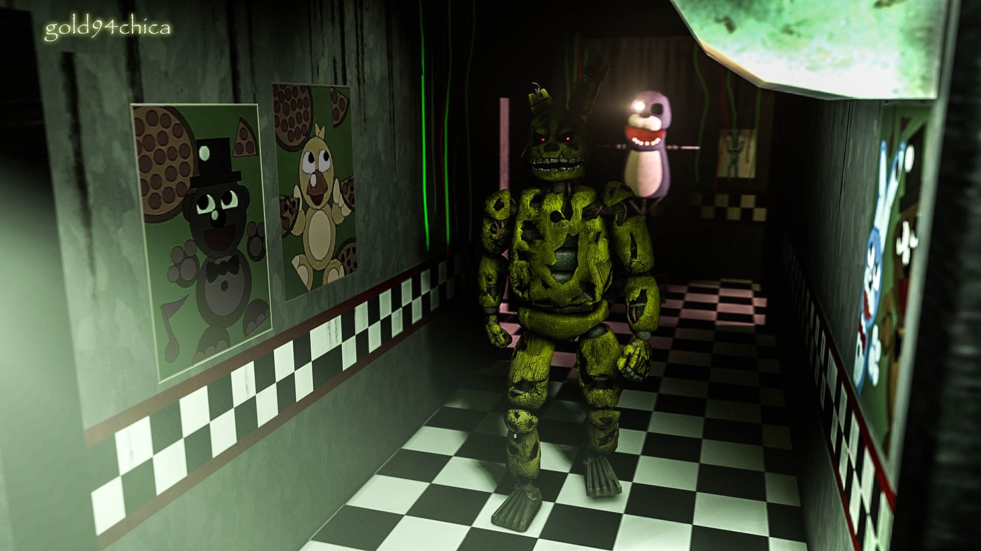 No More Mr Nice Guy Springtrap Sfm Wallpaper By Gold94chica On