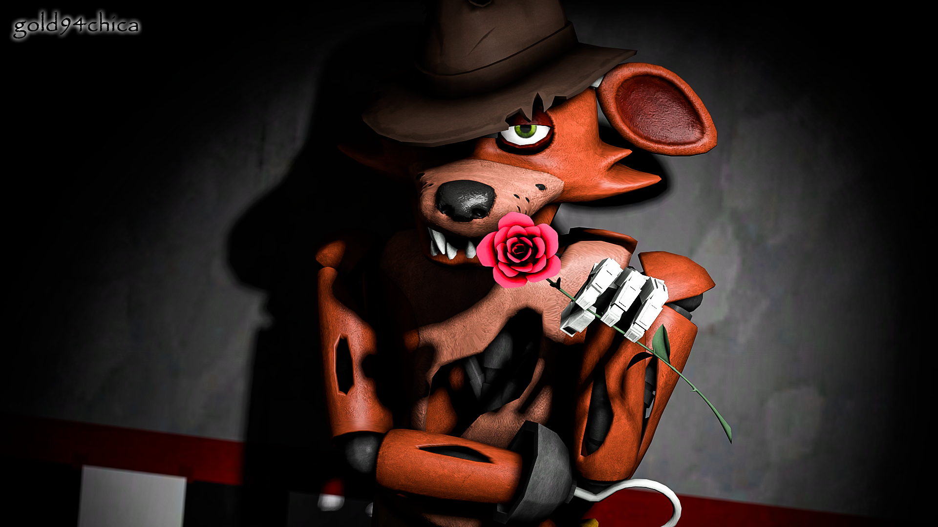 Oh, I've been waiting for you (Foxy SFM Wallpaper)