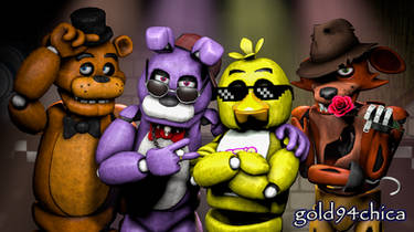 Epic Friends Forever (FNAF SFM Wallpaper)