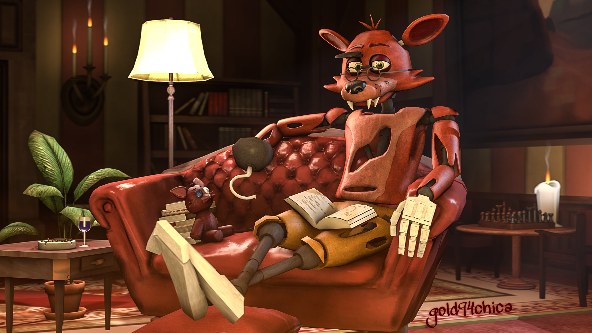 For old Foxy, a good book is better than booty lol