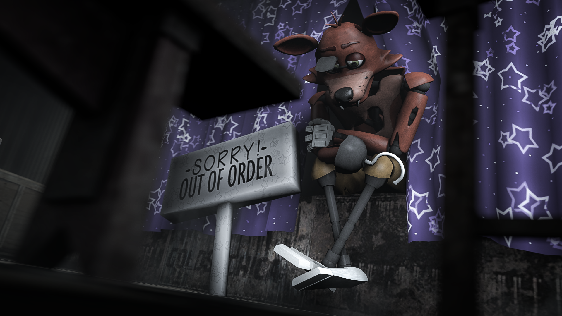 Five Nights at Freddy's 4 Nightmares (4k SFM) by gold94chica on DeviantArt