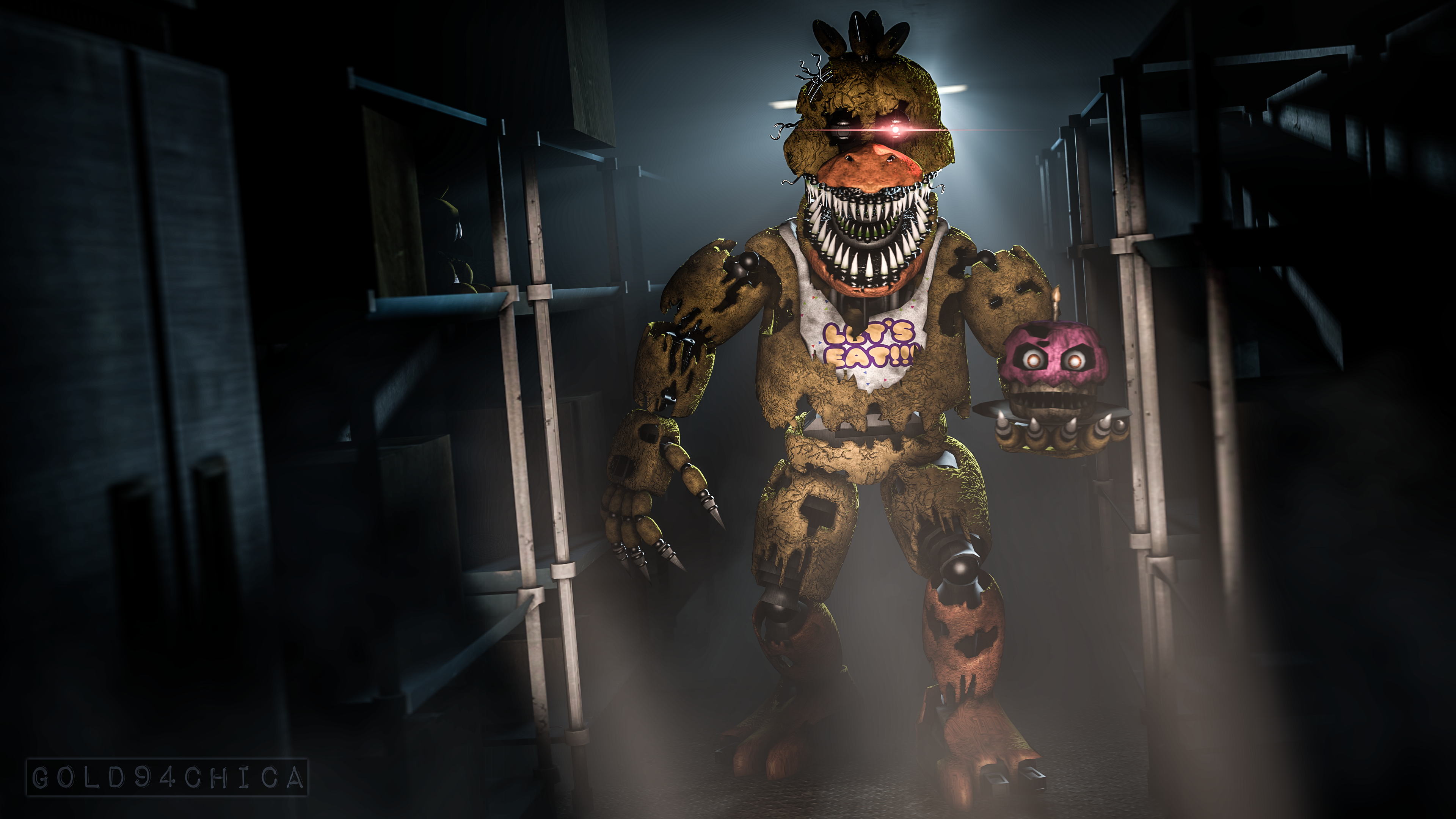 ArtStation - Five Nights at Freddy's 4 Fan-Made Nightmare 3D Models