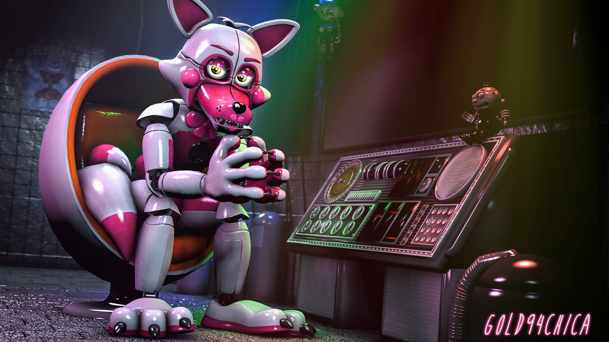 foxy funtime sister location 4k sl fnaf sfm nights five gold94chica ready freddy wallpapers deviantart nightmare alone ultra desktop fate