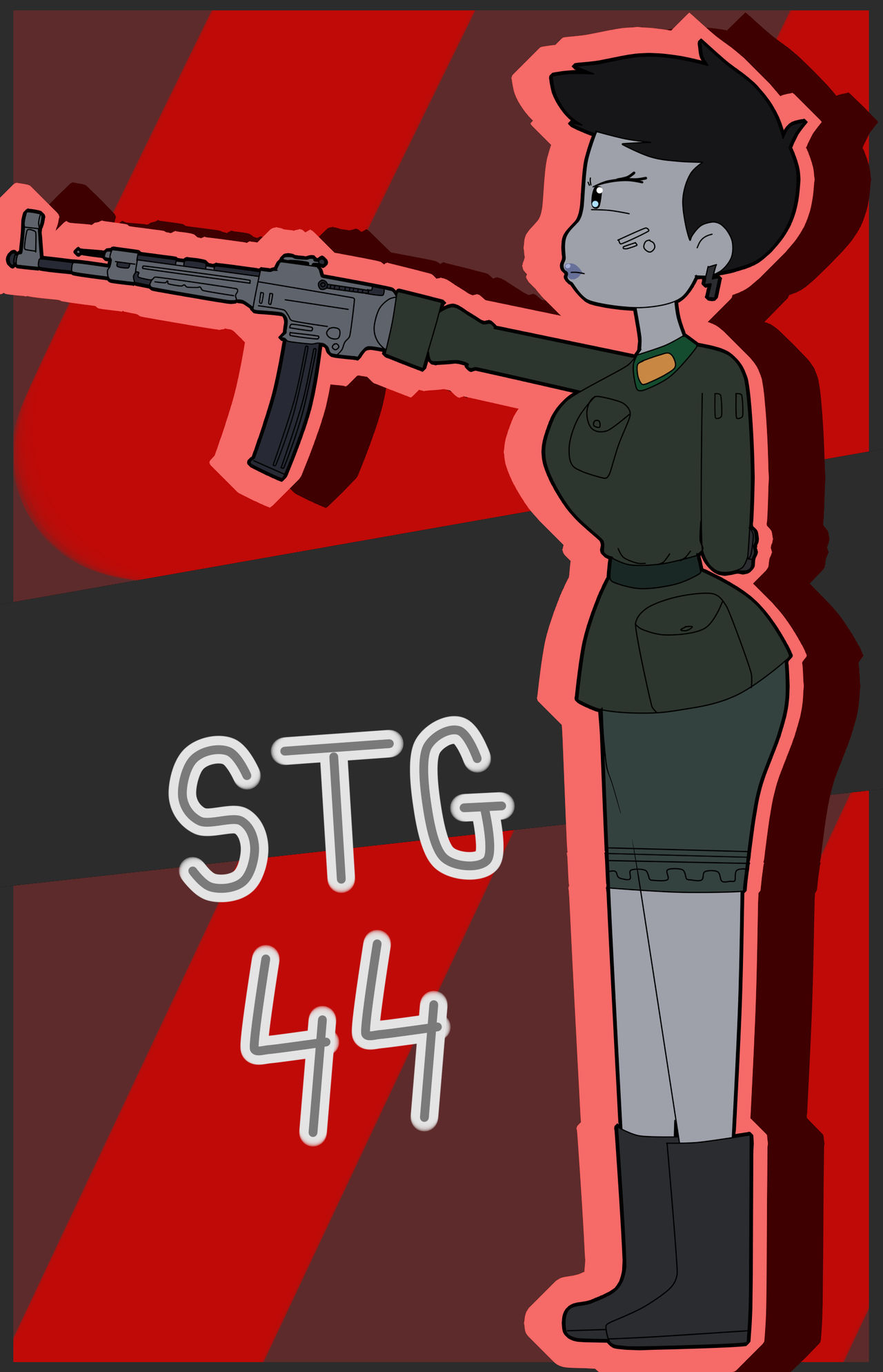 submachine gun - Stg 44 by EpsilonArk on DeviantArt