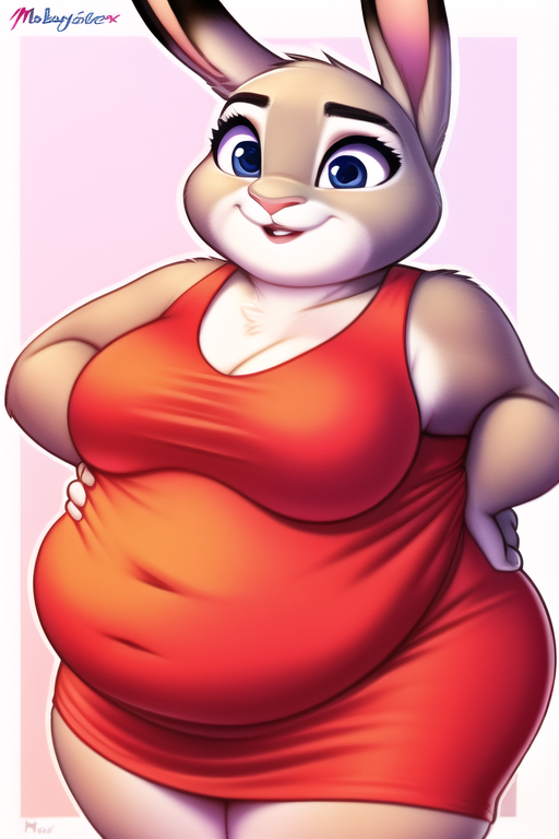 Fat Judy Hopps In A Red Dress By Nikoles21 On DeviantArt fat-judy-hopps-in-a-red-dress-by-nikoles21-on-deviantart