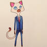 Siamese Business Cat