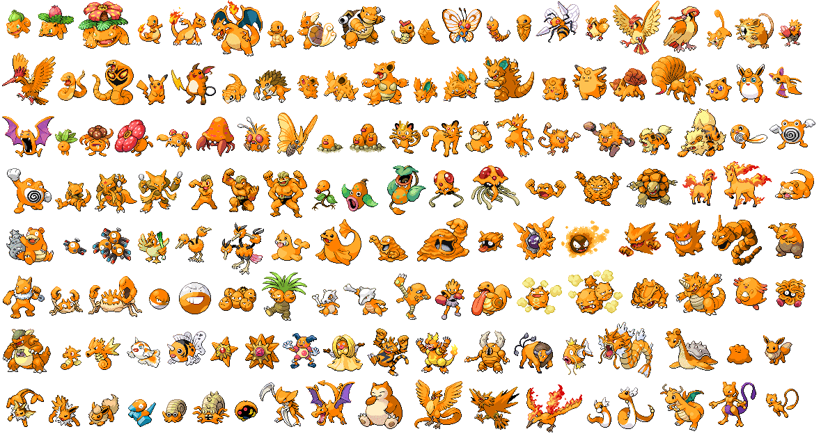 Orange Pokemon Characters orange-pokemon-characters