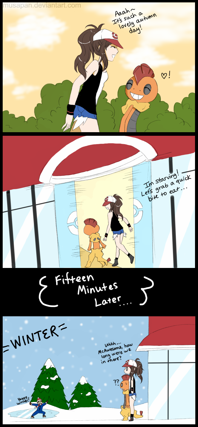 Pokemon Bw It S Winter By Musapan On Deviantart Pokemon Bw It S Winter By Musapan On Deviantart