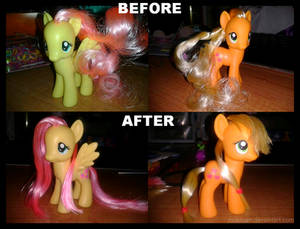 Fluttershy/Applejack Mane Styling