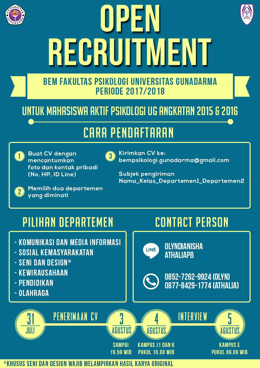 Flyer Open Recruitment by iqbalnugraha1st on DeviantArt