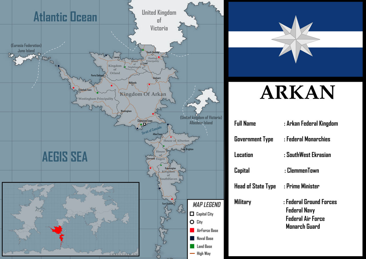 Arkan Ranges Arkan Federal Kingdom by KreutzerXM on DeviantArt