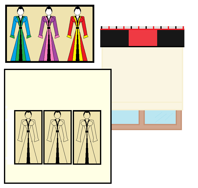 Geisha Quilt Set Pattern